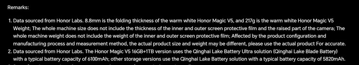 Honor misst das Magic V5 ohne Displayschutzfolien und kommt so auf die 8,8 mm unter Laborbedingungen.