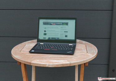 Lenovo ThinkPad L390 Yoga im Schatten