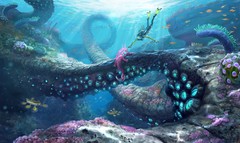 Subnautica lässt den Spieler im Ozean um sein Überleben kämpfen. (Bild: Unknown Worlds)
