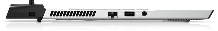 Links: Kensington, LAN, USB-A 3.0, Headset-Klinke (Bildquelle: Dell)