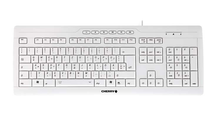 Europa-Tastatur Stream XT T2 nach DIN-2137-T2-Layout. (Bild: Cherry)