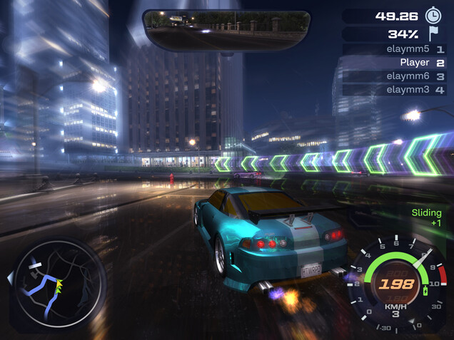 Die Benutzeroberfläche und die Atmosphäre von Heatwarped erinnern stark an klassische Need for Speed-Titel