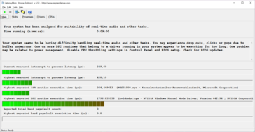 LatencyMon - Statistik