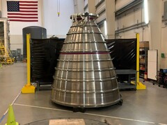 Bild eines RS-25 Raketentriebwerks (Bildquelle: Aerojet Rocketdyne; beschnitten)