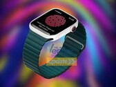 Eine vermeintliche Apple Watch 7 mit Touch ID-Sensor im Display. (Konzeptbild, TheVerifier)