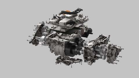 Der kommende elektrische BMW M3 nutzt ein Quad-Motor-Layout, um die Dynamik klassischer Sperrdifferenziale zu simulieren (Quelle: BMW).