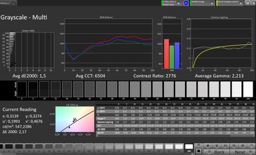 Graustufen (Profil: Pro Zielfarbraum: sRGB) - Außendisplay