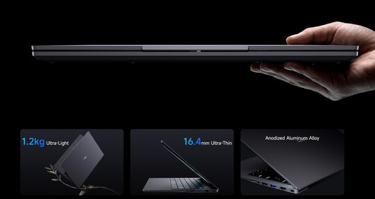 Designmerkmale des Laptops
