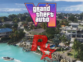 GTA 6 Karte mit Rockstar Games Logo. (Bildquelle: Rockstar Games, Rockstar Games YouTube mit Bearbeitungen)