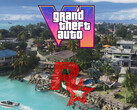 GTA 6 Karte mit Rockstar Games Logo. (Bildquelle: Rockstar Games, Rockstar Games YouTube mit Bearbeitungen)