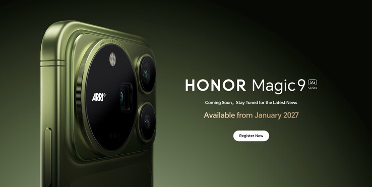 Die Honor Magic9 Flaggschiffe starten zumindest im UK im Januar 2027.
