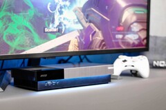 Der MSI MAG Trident S 5M Mini-PC ist in etwa im Format einer Xbox One S ausgeführt. (Bild: MSI)
