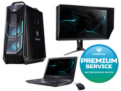 Premium-Service für Acer Predator Gaming-Hardware.