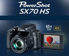 Superzoomkamera Canon PowerShot SX70 HS vorgestellt.
