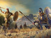 Ein Duell zwischen zwei Helos in A Total War Saga: Troy