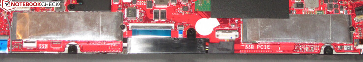 Zwei NVMe-SSD bilden einen RAID-0-Verbund.
