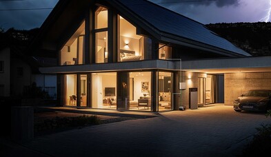 Dank USV funktionieren Geräte auch im Falle eines Stromausfalls.