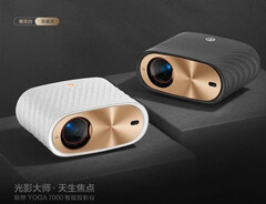 Mit dem YOGA 7000 stellt Lenovo einen beeindruckenden Smart-Projektor im schicken Design vor. (Bild: Weibo)