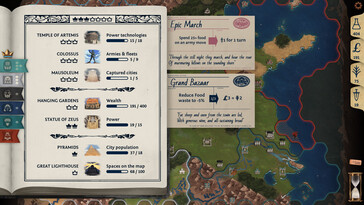 Im Bild: Ein Gameplay-Screenshot aus Ozymandias: Bronze Age Empire Sim.