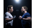 Elon Musk vs. Mark Zuckerberg: Kampf im Käfig unter den Augen der UFC (Bild: Midjourney AI)