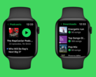 Die neue Spotify-App für die Apple Watch soll es leichter machen, durch die eigene Bibliothek zu navigieren. (Bild: Spotify)