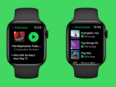 Die neue Spotify-App für die Apple Watch soll es leichter machen, durch die eigene Bibliothek zu navigieren. (Bild: Spotify)