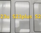 Die gesamte Samsung Galaxy S23-Reihe ist buchstäblich bereits abgedeckt: Die ersten Displayschutz-Produkte zeigen sich lange vor dem Launch. (Bild via Ice Universe)