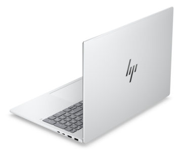 HP Omnibook 7 16 Laptop NGAIPC GlacierSilver RearLeft Open