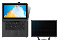 Der neueste Laptop von Oukitel lädt sich in der Sonne selbst auf.