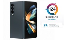 Kein Kamera-Flaggschiff laut DxOMark: Die Triple-Cam des Samsung Galaxy Z Fold4 landet im globalen Smartphone-Ranking nur auf Platz 29.