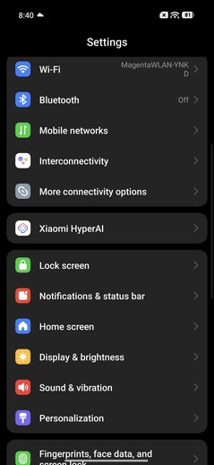 Test Xiaomi 17T Android 16