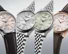 Von links nach rechts: Seiko Presage HCC003, HCC001, HCC002, and HCC008.