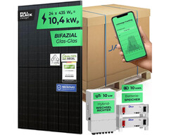 Solaranlage bei Amazon inklusive Stromspeicher (Bild: Ja Solar, Deye, Solarway)