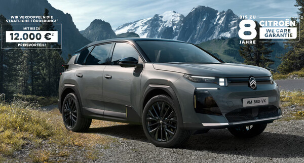 Citroen erweitert das Antriebsangebot des neuen C5 Aircross um den Elektromotor 230 Long-Range. Mit der neuen vollelektrischen Top-Motorisierung ist die Antriebsvielfalt des SUV nun komplett.