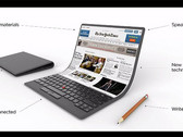 Lenovo: Futuristisches Laptop-Konzept mit flexiblem Display