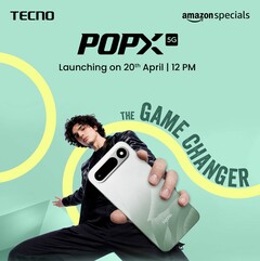 Das Tecno Pop X 5G startet am 20. April in Indien