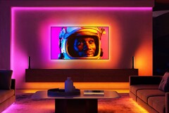 Die Lytmi Fantasy 3 synchronisiert die Farben eines LED-Leuchtstreifens mit dem Bildschirminhalt eines Smart TVs. (Bild: Lytmi)