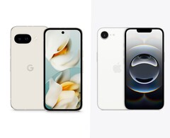 Das Google Pixel 9a und das iPhone 16e sollen bald direkt miteinander konkurrieren. (Bildquelle: Winfuture / Apple)
