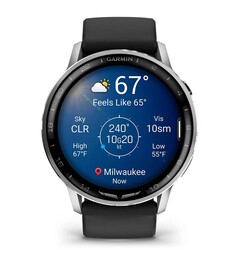 Die Wetteranzeige enthält etwa auch Angaben zur Sichtweite (Bildquelle: Garmin)