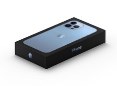 Die Verpackung des Apple iPhone 13 verzichtet auf die Plastik-Umverpackung, die bisher eingesetzt wurde. (Bild: Apple)