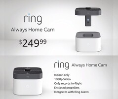 Die Always Home Cam von Amazons Rings Marke beschützt fliegend das Eigenheim und soll in den USA 249 US-Dollar kosten.