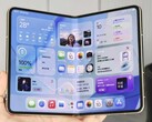 So könnte das aufgeklappte iPhone Ultra aka iPhone Fold im September aussehen, ein Dummy-Modell ist bereits in einem Hands-On-Video zu sehen.