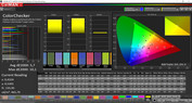 CalMAN Farbgenauigkeit - AdobeRGB (Standard)