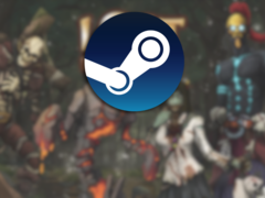 LostMagic bietet Bosskämpfe, Arena PvP und eine ganze Reihe von erzählerischen Quests. Das Bild zeigt das Titelbild des Spiels mit dem überlagerten Steam-Logo (Bildquelle: Steam - bearbeitet)