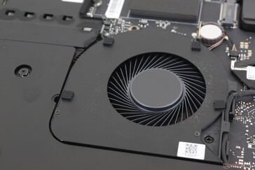 Die Lüfter sind unter geringer bis mittlerer Last leiser als beim MSI GS66