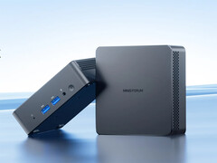 Der M2 Slim Mini-PC kommt im schwarzen Gehäuse