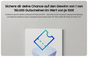 und die automatische Teilnahme am Gewinnspiel.