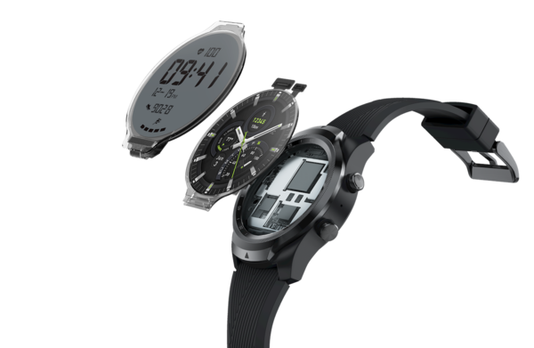 Das mehrschichtige Display: AMOLED und FSTN-LCD