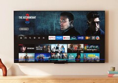 Der Fire TV Omni QLED kann sich automatisch ausschalten, wenn das Wohnzimmer verlassen wird. (Bildquelle: Amazon)