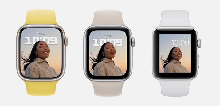 Obwohl die Apple Watch über die Jahre größer wurde, sind die Armbänder der Series 0 auch mit der Series 7 kompatibel. (Bild: Apple)